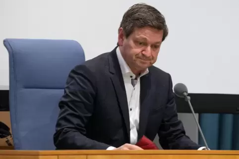 Christian Baldauf zu Beginn der Fraktionssitzung am Mittwoch. 