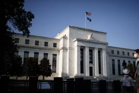 Die US-Notenbank in Washington hat am Mittwoch eine neue Wirtschaftsprognose vorgelegt. 