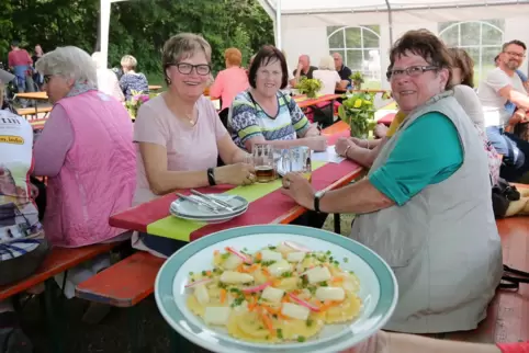 Vor der Pandemie: Spargelspitze 2019.