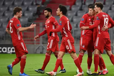 Die Bayern jubeln.