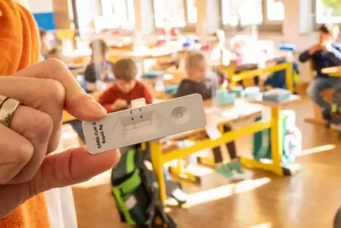 In der Vinninger Grundschule hat sich ein Kind mit dem Coronavirus angesteckt. 