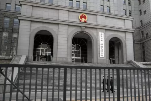 In diesem Gericht in Peking findet der Prozess gegen die beiden Kanadier statt.