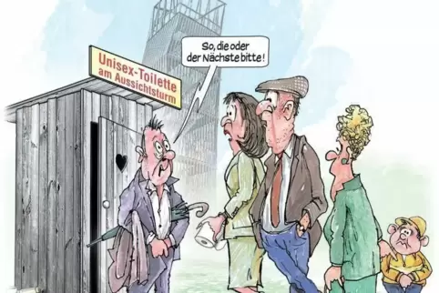 Ein bisschen schicker soll es dann aber doch werden im Südpark ... 
