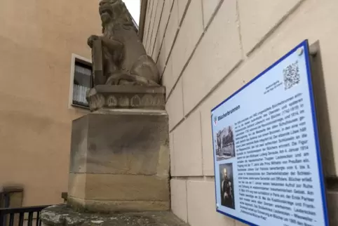 1936 errichtet: der Blücherbrunnen in Lauterecken