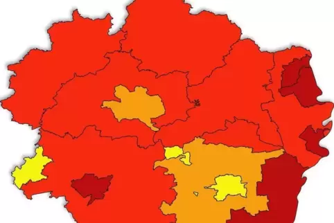 Die landesweite Inzidenz steigt auf 84,1.