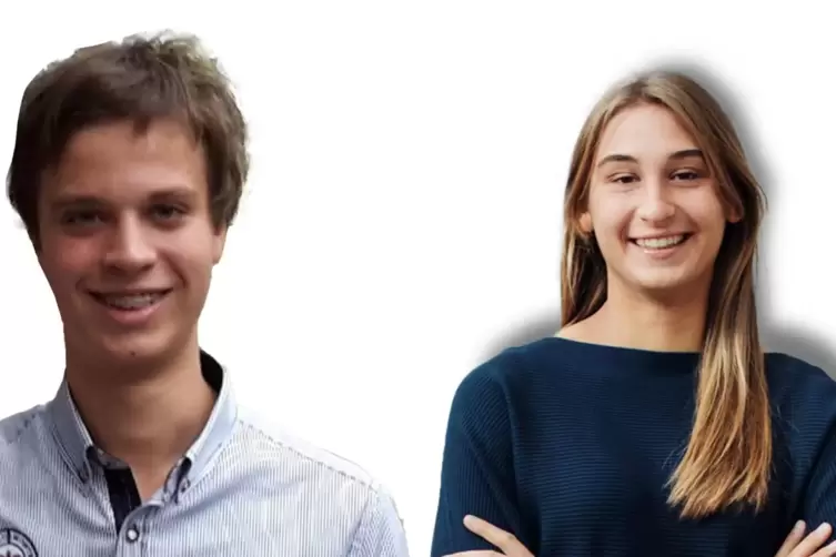 Landessieger Mathematik/Informatik: Maria-Theresa Licka und Mario Schweikert 