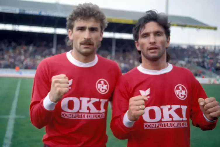 So sahen Stefan Kuntz (links) und Bruno Labbadia 1991 aus. 