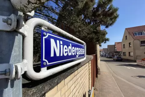 Der Doppelmord geschah in der Steinweiler Niedergasse.