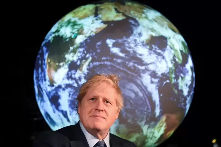 Der britische Premierminister Boris Johnson: Seine Regierung ist Gastgeber des 26. Welt-Klimagipfels.