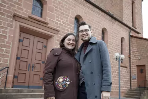 Daniela und Manuel Hegel sind die neuen Pfarrer der evangelischen Kirchen in Erlenbach und Morlautern.