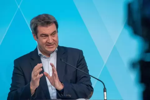 Seitenhieb gegen den Kontrahenten: CSU-Chef Söder.