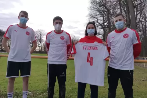  Paula Ebert wird nicht das Trikot mit der Nummer vier des TV Hayna tragen.