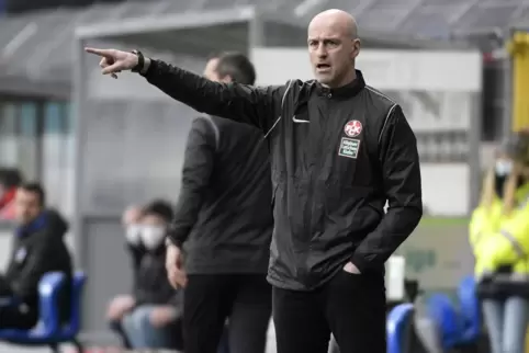 Nun helfen nur noch Siege: FCK-Trainer Marco Antwerpen will „eine Reaktion“ seiner Mannschaft sehen. 