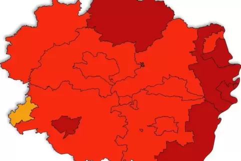 Zweibrücken ist am Gründonnerstag die einzige pfälzische Gemeinde unter einer Inzidenz von 50.