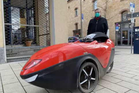 Dominik Keller und sein Orca. 