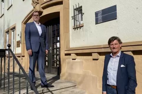 Geschäftsführerwechsel beim Siedlungswerk: Christian Rohatyn (links) übernimmt, Gerhard Müller geht.