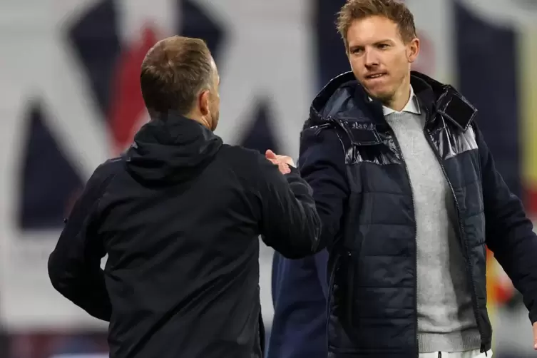 Musste Hansi Flick gratulieren: RB-Trainer Julian Nagelsmann. 
