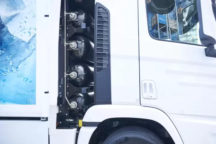 Hyundai unterhält in der Schweiz bereits eine Wasserstoff-Lkw-Flotte. 