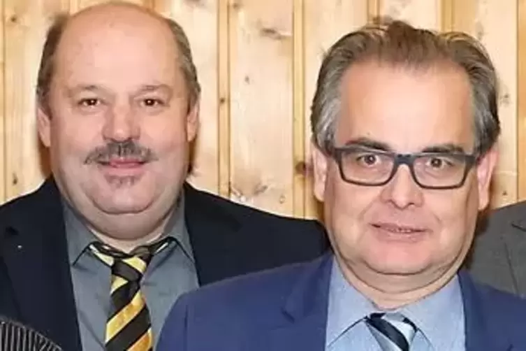 Reiner Ehrgott (rechts) kandidiert als Nachfolger Edgar Wallitts (links), der im September 2020 aus gesundheitlichen Gründen von