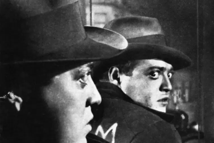 Peter Lorre als psychopathischer Kindermörder in Fritz Langs „M – Eine Stadt sucht einen Mörder“.