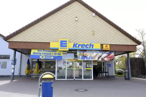 Der betroffene Edeka-Markt.