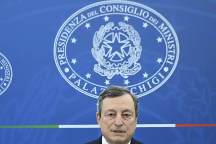 Mario Draghi, Premierminister von Italien, wollte eigentlich die Freundschaft mit der Türkei erneuern. 