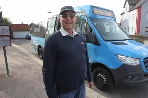 Manfred Jochim fährt alle Busse, auch die kleinen der sogenannten Sprinterlinie.