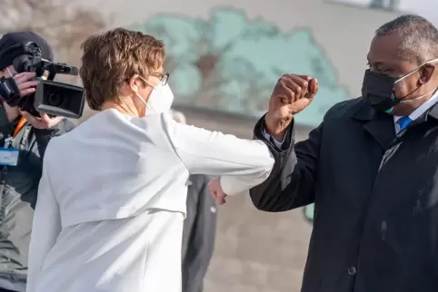US-Verteidigungsminister Lloyd Austin besuchte am Dienstag in Berlin seine deutsche Amtskollegin Annegret Kramp-Karrenbauer.