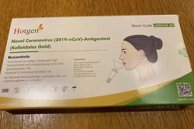 Diese Schnelltests kommen in den drei Kitas zum Einsatz.