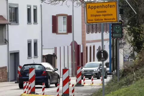 Rund 5000 Fahrzeuge passieren täglich die Ortsdurchfahrt von Appenhofen. 