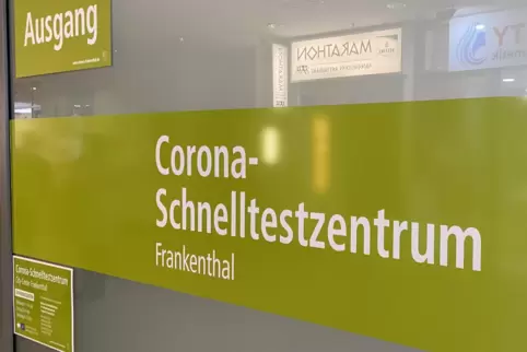 Wird vom Arbeiter-Samariter-Bund betrieben: das Schnelltestzentrum im City-Center.