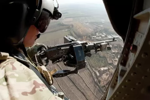 US-Soldat bei einem Afghanistan-Einsatz im Jahr 2011. 