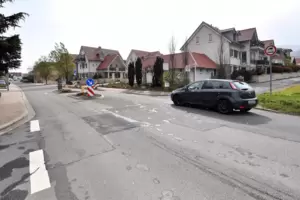 In der Diskussion: der Bereich am nördlichen Ortseingang. In der Diskussion: der Bereich am nördlichen Ortseingang.
