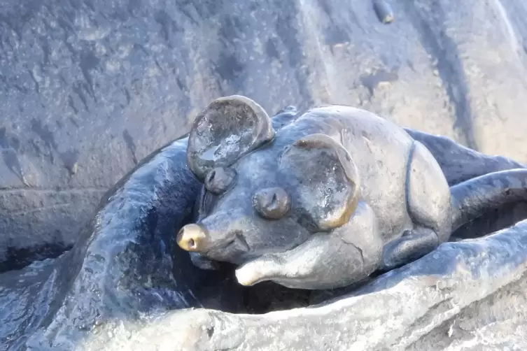 Eine Maus als &bdquo;Signatur&ldquo; des K&uuml;nstlers. 