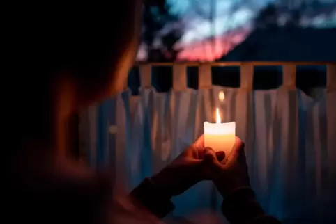 Viele Bürger haben sich an der Gedenkaktion „#lichtfenster“ beteiligt.
