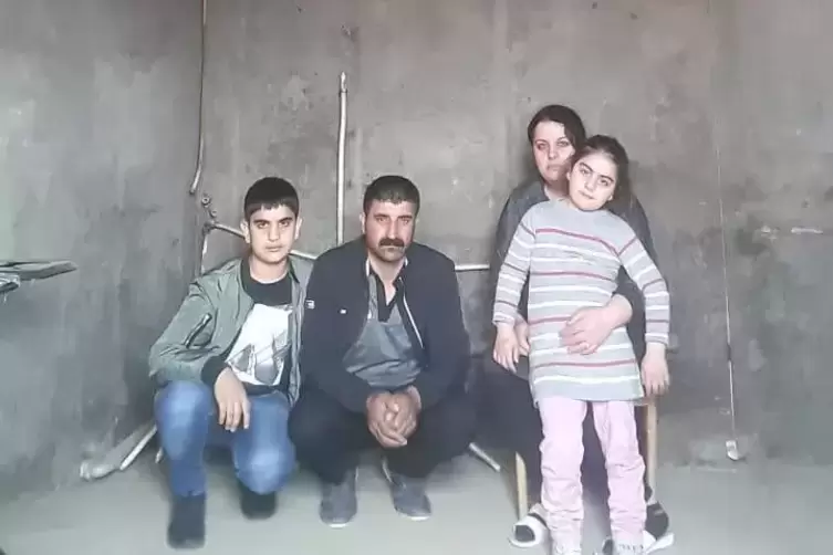 In dieser „Unterkunft“ landete die Familie in Armenien.