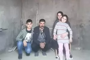 In dieser „Unterkunft“ landete die Familie in Armenien. In dieser „Unterkunft“ landete die Familie in Armenien.