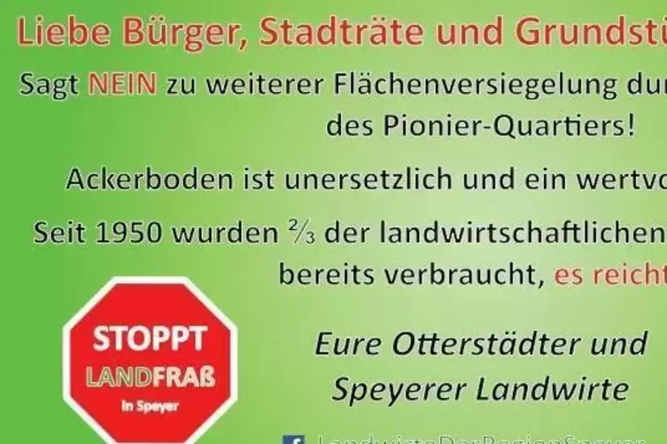 &Ouml;ffentlichkeitsarbeit: Kampagne der Landwirte.