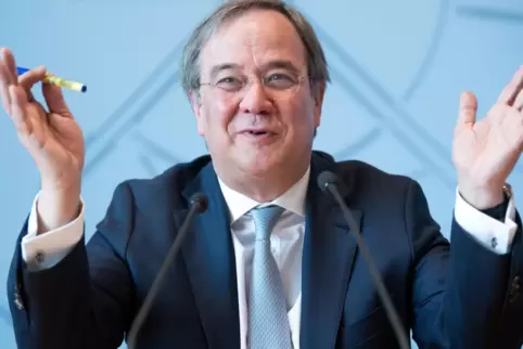 Manchmal durchaus rheinische Frohnatur: Armin Laschet (CDU), Ministerpräsident von Nordrhein-Westfalen. 