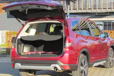 Ist gut zu beladen: der Subaru Forester. 