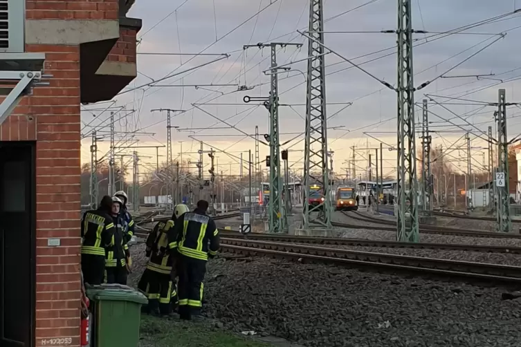 Stellwerk am Bahnhof Germersheim. 