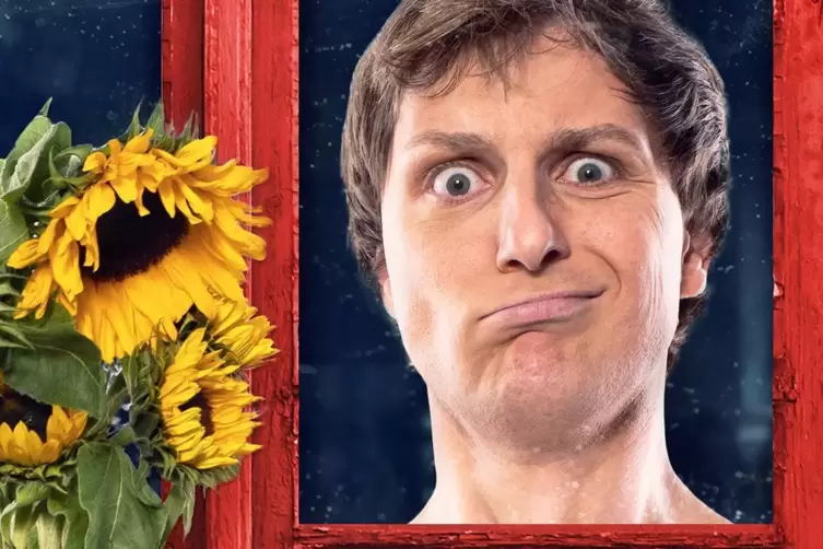 Der Gesichtsausdruck auf dem Plakatmotiv passt: Boris Stijelja muss die für dieses Wochenende in Deidesheim geplante Premiere se