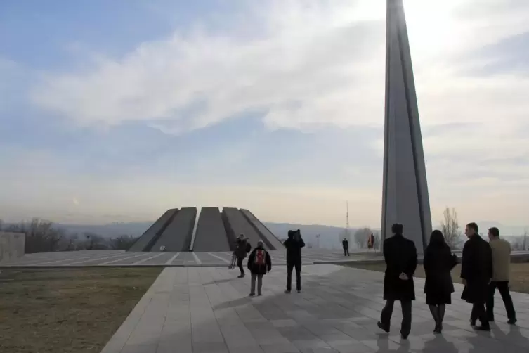 Die Genozid-Gedenkstätte in Armeniens Hauptstadt Eriwan. 