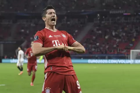 Der Torrekord soll fallen: Sechs Treffer fehlen Robert Lewandowski zur neuen Bestmarke. 