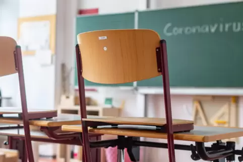 In Frankenthal bleiben die Klassensäle ab Montag erst einmal wieder verwaist. Für eine Rückkehr zum Präsenzunterricht müssen die