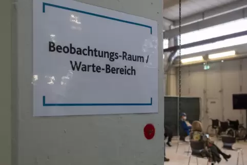 Blick ins Kuseler Impfzentrum. 
