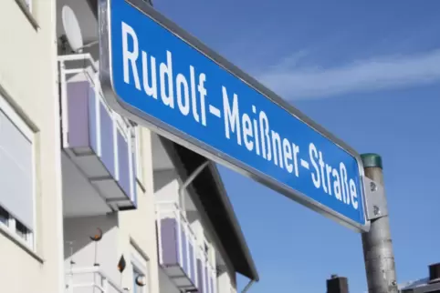 Auf dem Kirchberg: die Rudolf-Meißner-Straße. 