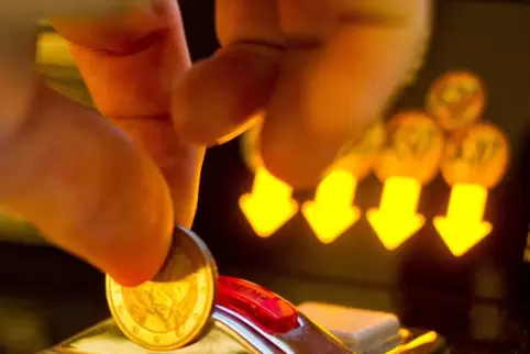 An Automaten lässt sich viel Geld verlieren. 