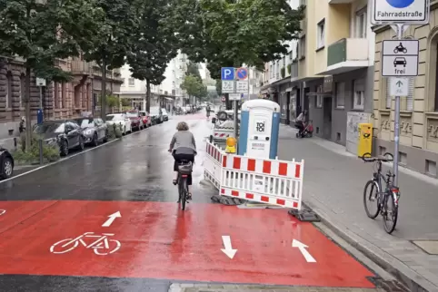 In Mannheim gibt es bereits Fahrradstraßen. 