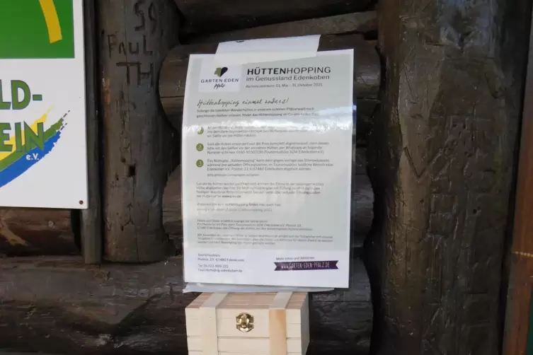 Wanderer können sich ihre Stempel an den Hütten abholen. 